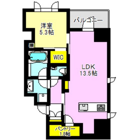 クレアシオンあら町の物件間取画像